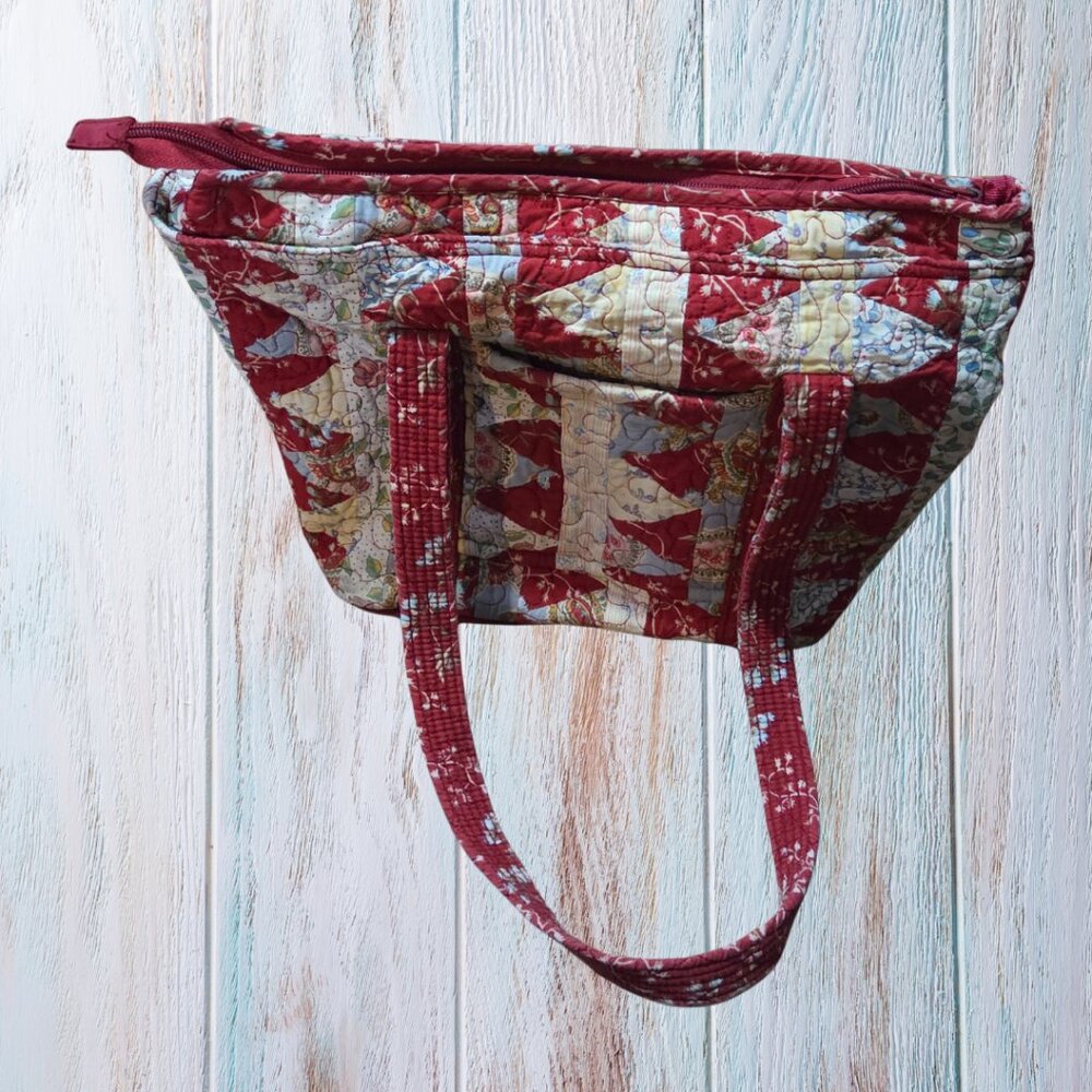 Donna Sharp Quilted Patchwork Boho Tote Handbag 1… - image 6